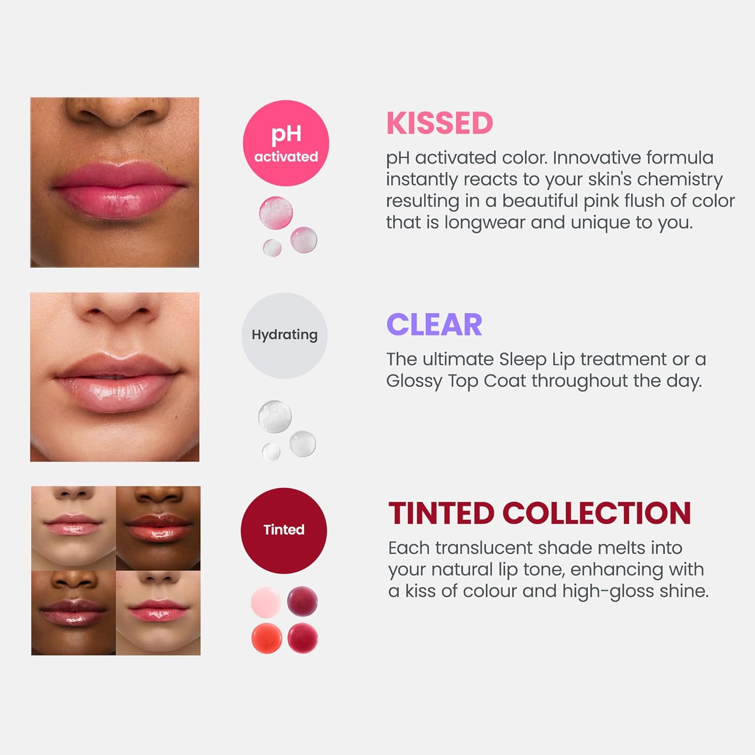 Wonderskin Lip Oil Rehab Serum – Honey Premium Tinted Lip Oil with Sheer Red Finish for an Elevated Vanity