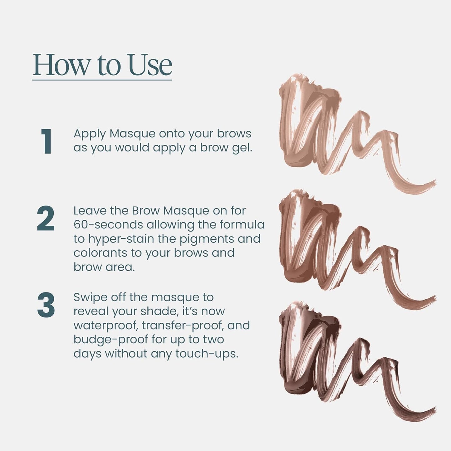 Wonderskin Wonder Blading Brow Masque – Premium At-Home Brow Tinting Alternative to Salon Visits in a Refined Compact Tube