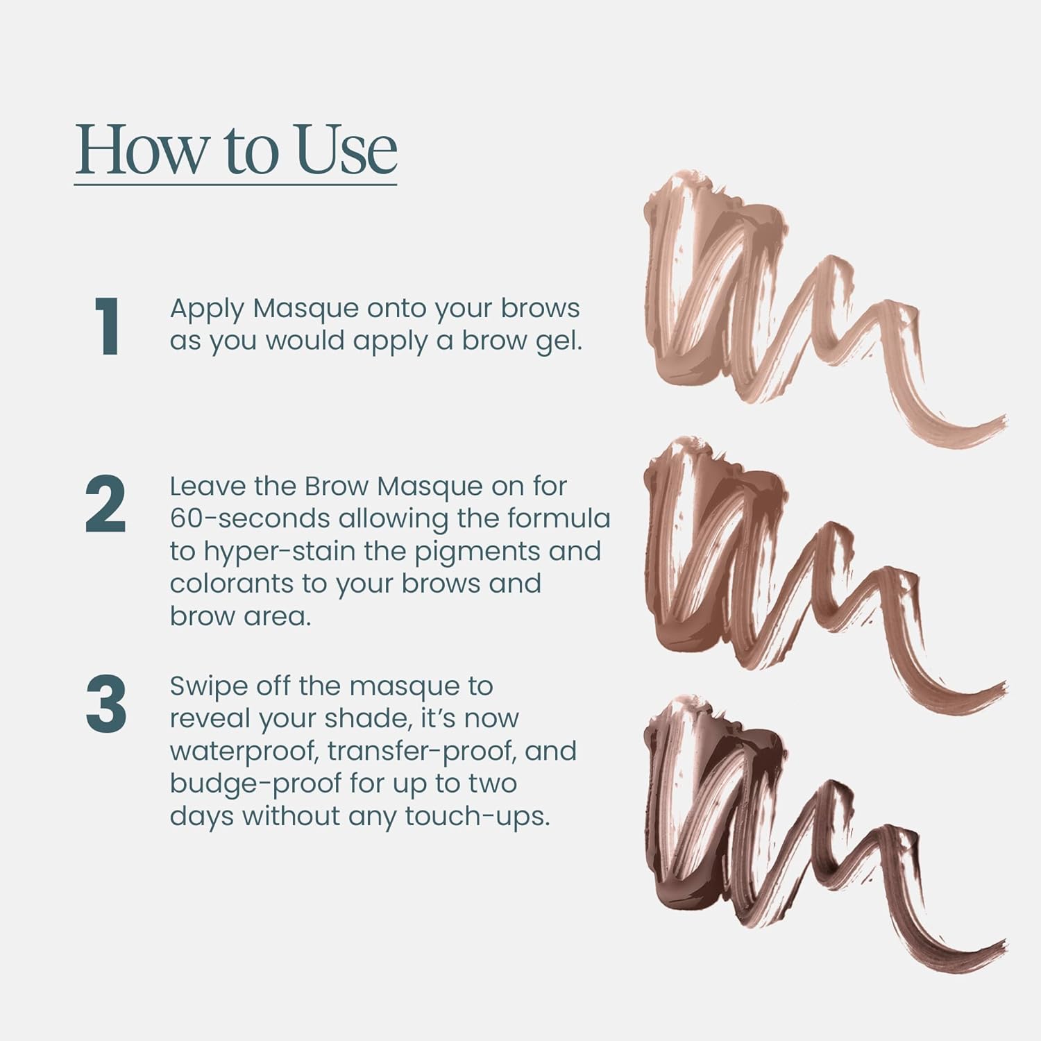 Wonderskin Wonder Blading Brow Masque – Premium At-Home Brow Tinting Alternative to Salon Visits in a Refined Compact Tube