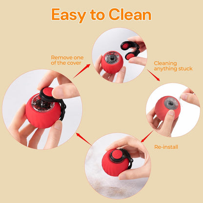 works on tile, hardwood, thin carpet, and thick carpet surfaces