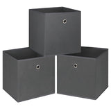 YLTQ Houndstooth Foldable Cube Bins 11 Inch – Designer Storage Box for Living Room Shelves, Set of 10
