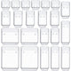 22 PCS - Clear