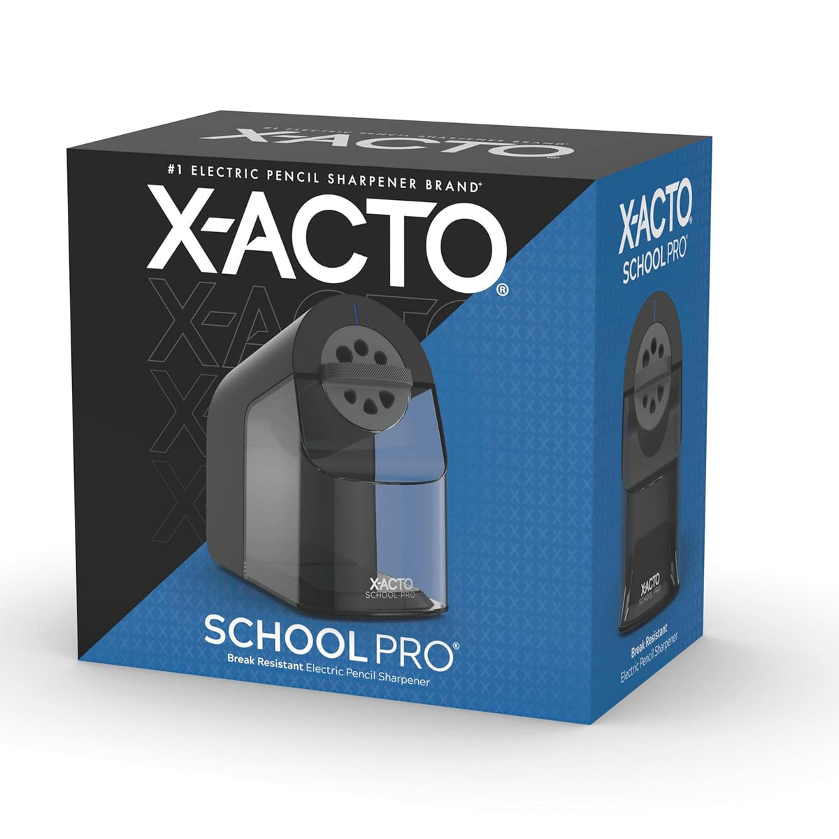 X-ACTO School Pro Electric Sharpener Gift for Teachers, Classroom-Ready Starter with XL Shavings Bin