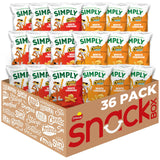 Simply Snacks Organic Cheetos and Doritos Mix – Better-for-You Pantry Snacks for Clean Eating, 36 Count