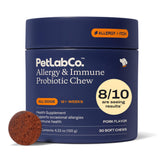 PetLab Co. Allergy & Immune Probiotic Chews, 30 Soft Chews, Pork | Holistic Daily Chew for Itchy Paws, Smelly Ears and Immune Resilience