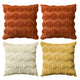 Caramel/Beige/Yellow - 18" x 18" (Pack of 4)