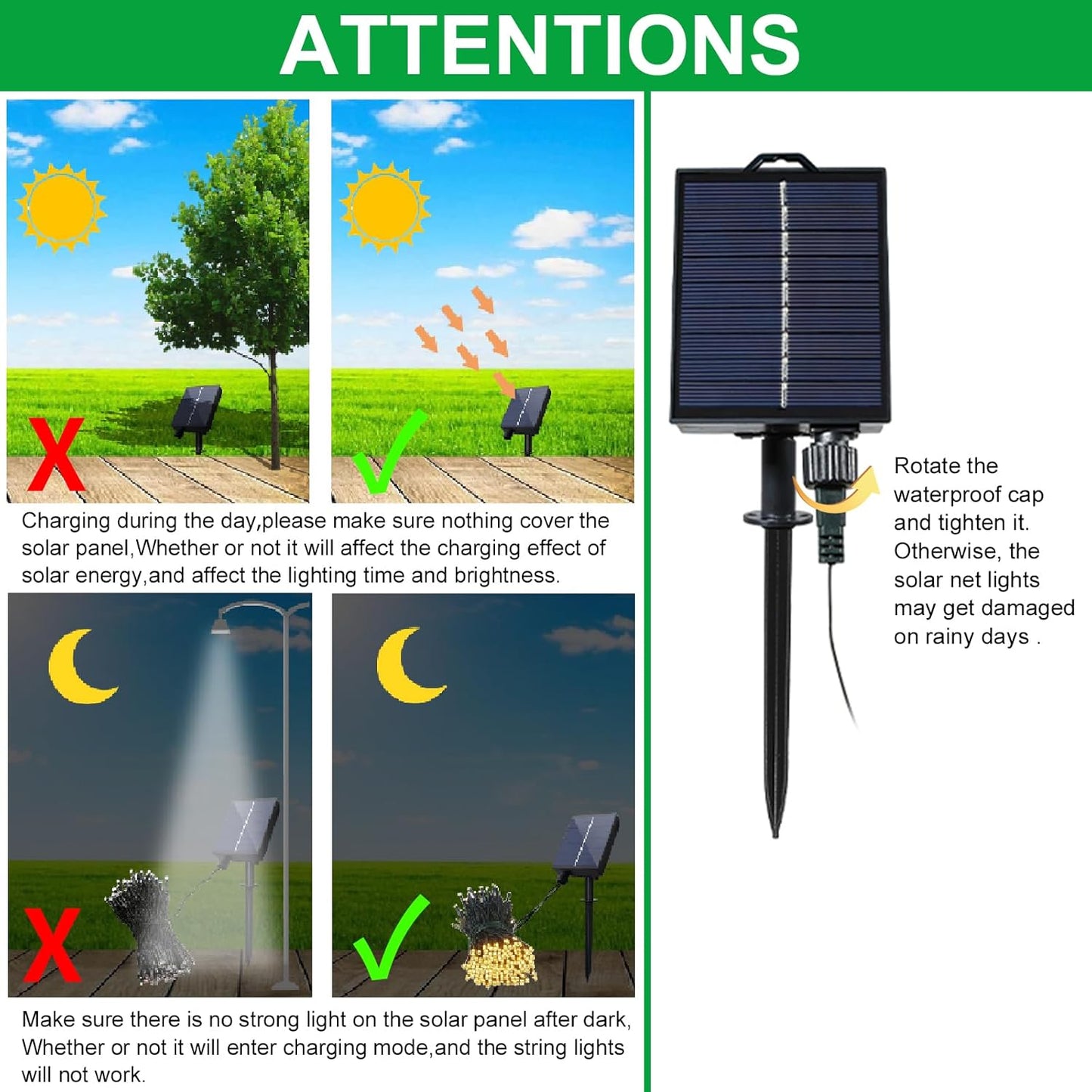 YAOZHOU Solar Powered Net Lights – Weatherproof 9.9x6.6 ft Holiday Mesh for Outdoor Dining, Picnics & Lawn Parties
