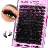 Yawamica Gentle Volume Cluster Lashes 200D 14-20mm Mink – Calming Night-In Pampering for the Mindful Beauty Routine