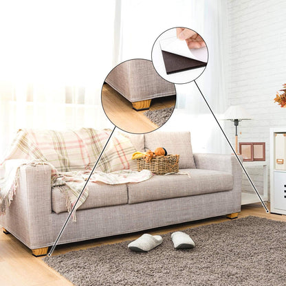 Yelanon Self Adhesive Furniture Grippers – Family-Safe Anti-Slide Pads for Hardwood and Tile Floors