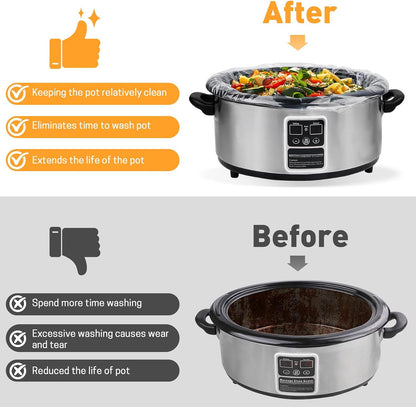 YixangDD Leak-Proof Slow Cooker Bags for Secure Transport to Potlucks and Holidays