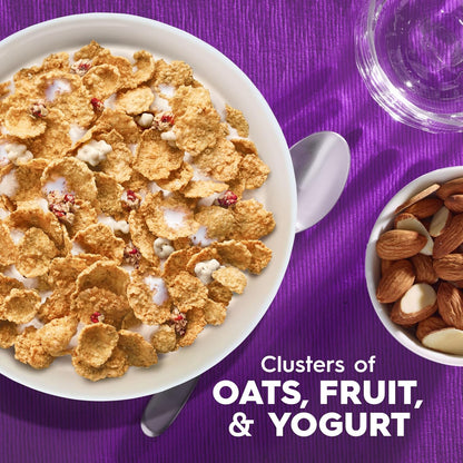 yogurt-covered clusters for added flavor and texture variety