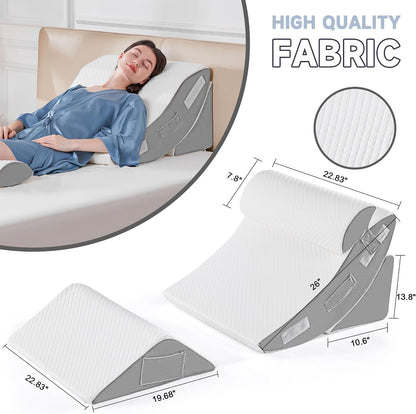 Yojoker Memory Foam Bed Wedge – Minimalist Sleep Setup for the Aesthetic-Conscious Home