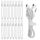 16pcs-white - 4.2 Inch