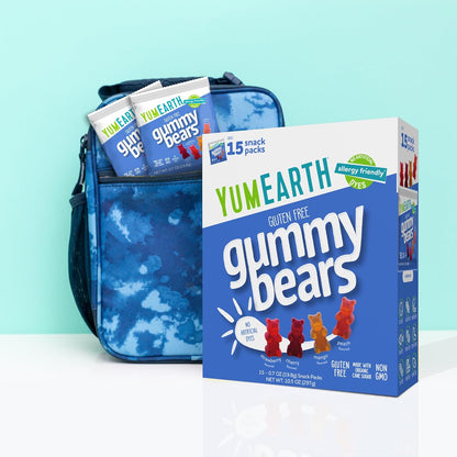 YumEarth Organic Gummy Bears – Sensitive Snacker Safe Treat, No HFCS Organic Gummy Bears