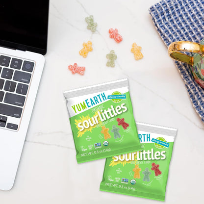 YumEarth Organic Sour Littles Chewy Candy – No Artificial Dyes Organic Treat for Clean Eating Road Trips and Hiking Packs