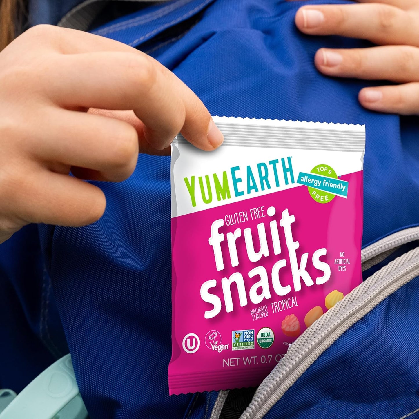YumEarth Organic Tropical Fruit Snacks – Allergy Safe Party Favor for Kids Birthday