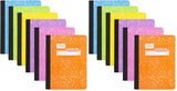 Mead Composition Notebook 6-Pack – Dedicated Subject Notebooks for College and Office Note-Taking, 200 Pages Each