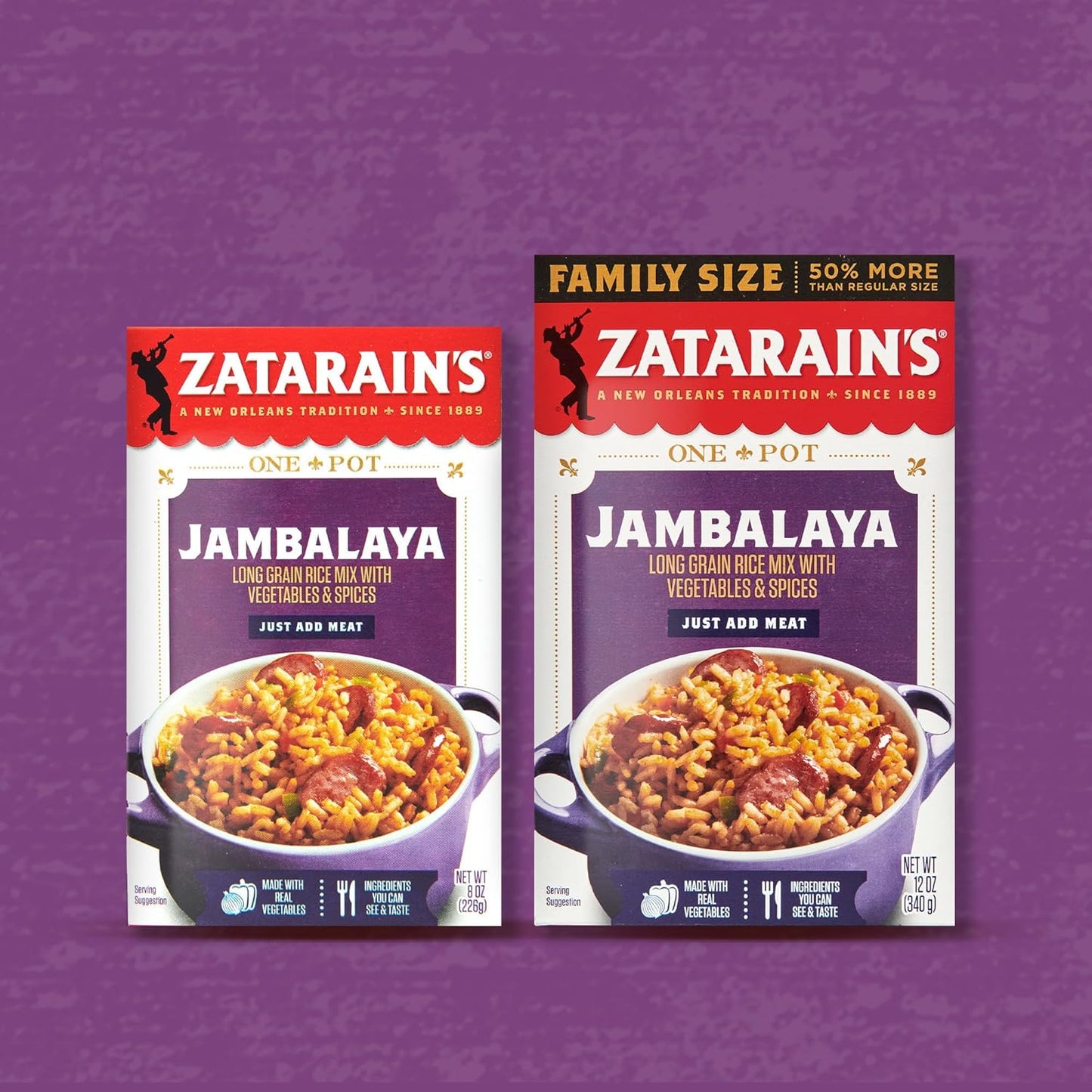 Zatarain's Jambalaya Rice Mix 4 Pack – Thoughtful Pantry Gift for Creole Food Lovers