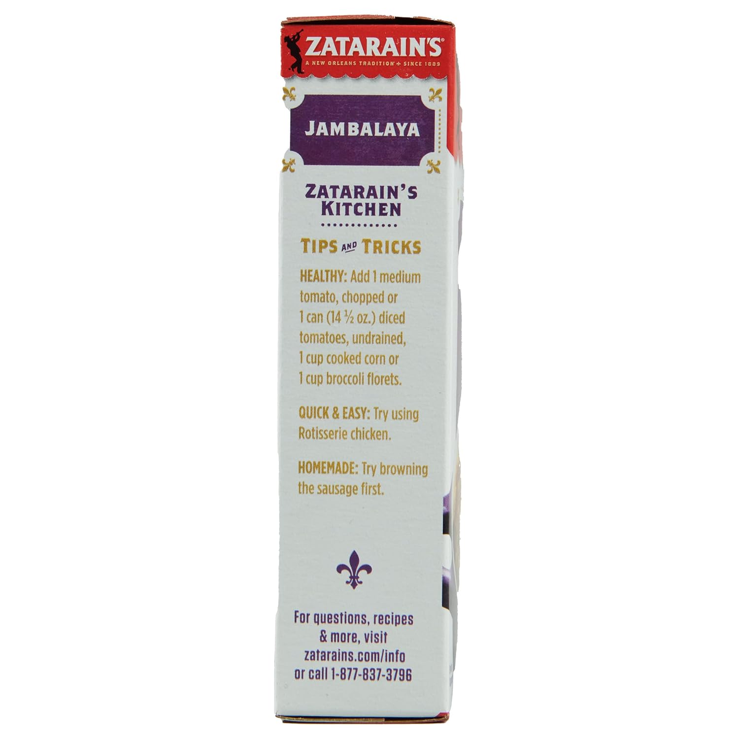 Zatarain's Jambalaya Rice Mix 4 Pack – Thoughtful Pantry Gift for Creole Food Lovers