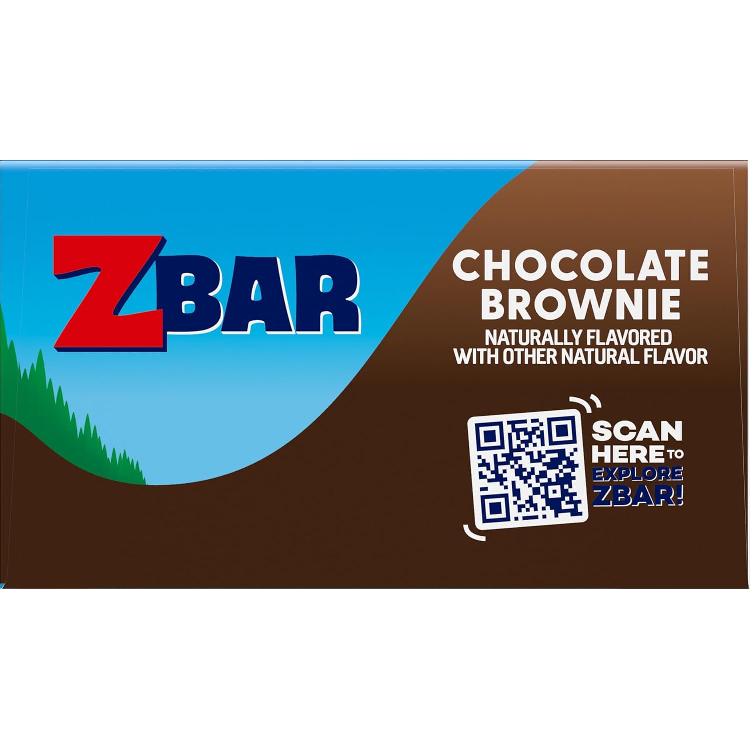 Zbar Chocolate Brownie Granola Bars – Soft Chewy After-School Snack for Kids, USDA Organic Non-GMO 18 Pack