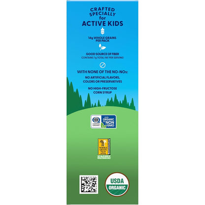 Zbar Oat Bites - Iced Oatmeal Cookie - Portable Organic Snack for Weekend Hikes and Park Outings - 6 Single-Serve Packs
