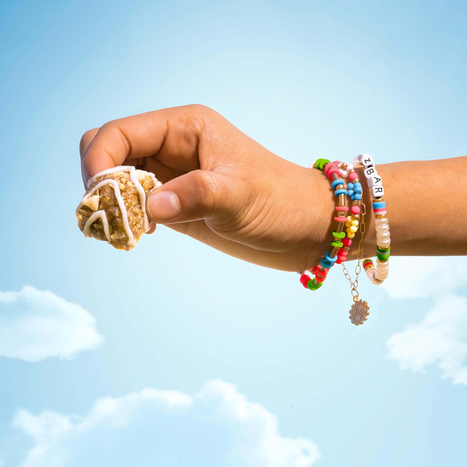 Zbar Oat Bites - Iced Oatmeal Cookie - Portable Organic Snack for Weekend Hikes and Park Outings - 6 Single-Serve Packs