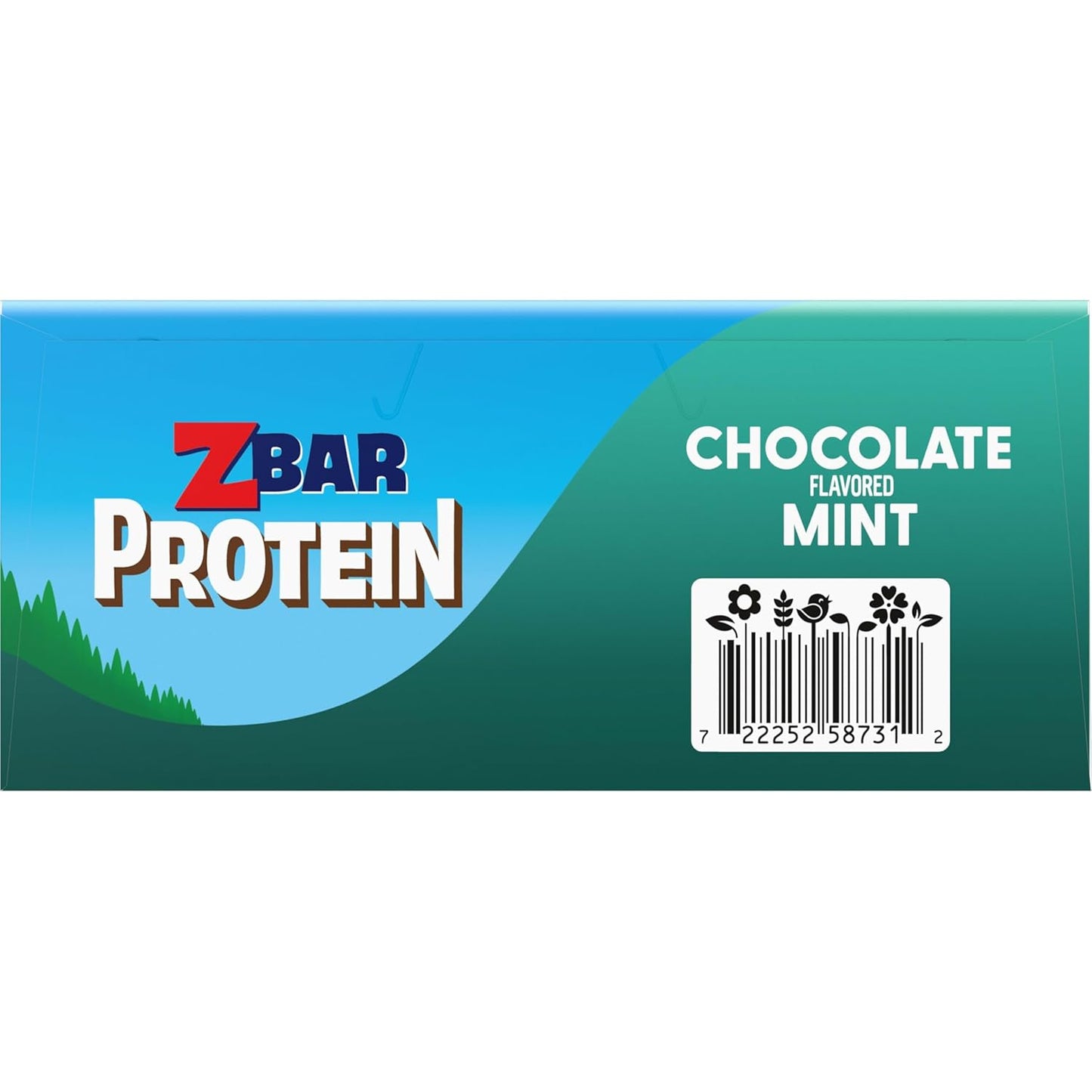 Zbar Protein – Hiking Trail Snack for Kids, Portable Chocolate Mint Bars (15 Pack)