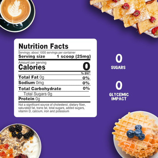 zero-calorie, zero-glycemic-impact sweetener