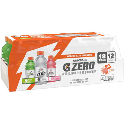 zero grams of sugar per bottle