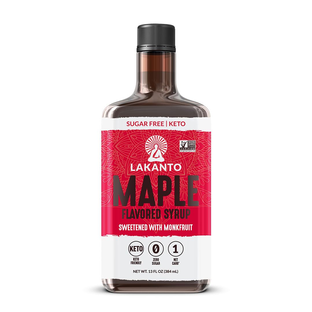 zero-sugar formula sweetened with monk fruit extract and erythritol