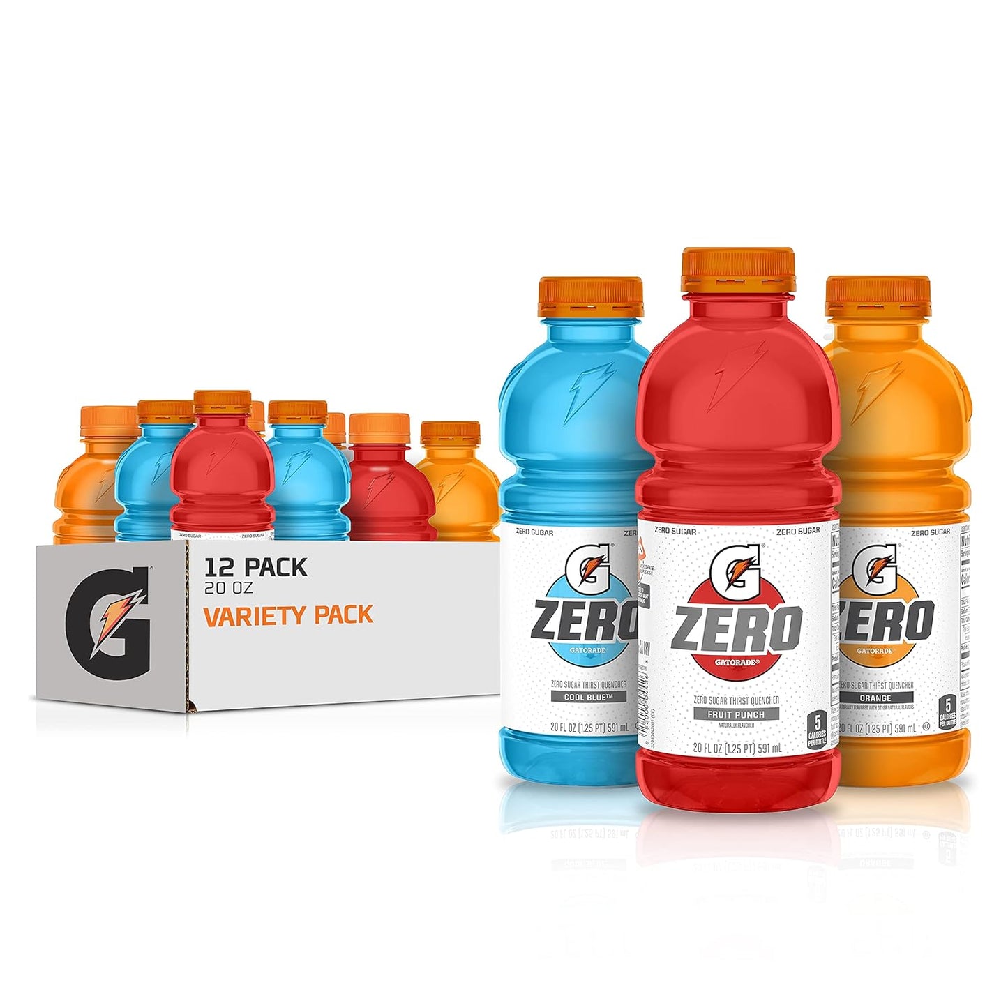 zero sugar formula with same electrolyte profile as original gatorade