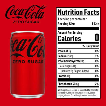 zero sugar sweetened with aspartame and acesulfame potassium