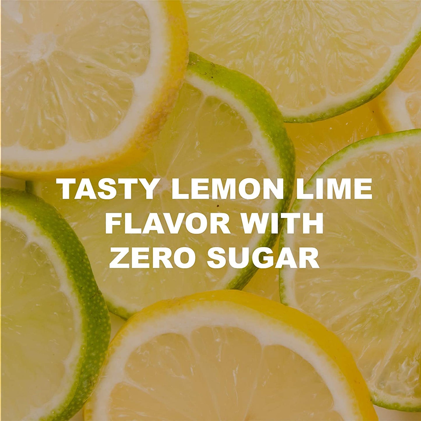 zero sugar, zero caffeine, non-carbonated formula