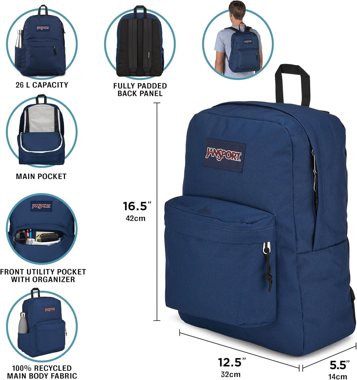 zipper closure for secure everyday carry