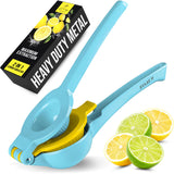 Zulay Kitchen Handheld Lemon Squeezer – Camping and Picnic Must-Have, Manual Citrus Juicer for Outdoor Cooking