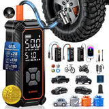 OlarHike Cordless Air Compressor for Bikes and Motorcycles – Compact 1.86 lb Design for Trails, Campsites, and Sports Fields