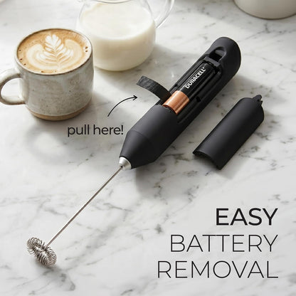 Zulay Kitchen Milk Frother Handheld - Intentional Living Pick, Lightweight Battery Frother in 33 Minimalist-Inspired Colors
