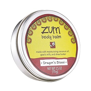 Zum Body Balm Moisturizer – Midlife Skin Renewal Routine, Sea Salt 2.5 oz Balm Paired with Rosemary Oil for Face Acne and Wrinkles