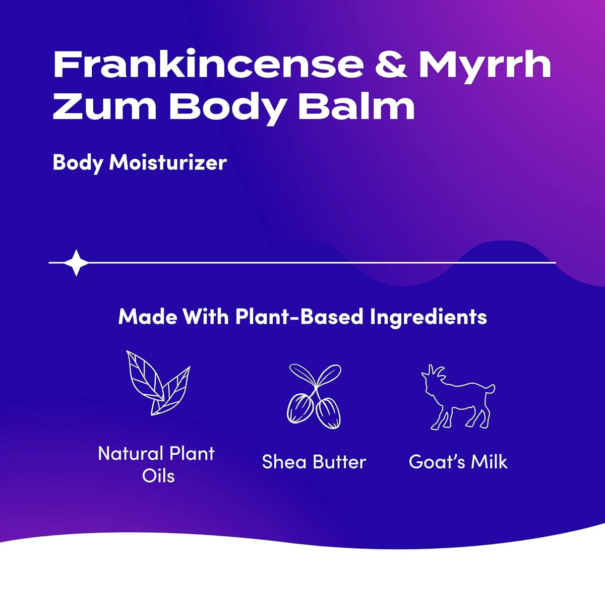 Zum Body Balm Moisturizer – Midlife Skin Renewal Routine, Sea Salt 2.5 oz Balm Paired with Rosemary Oil for Face Acne and Wrinkles