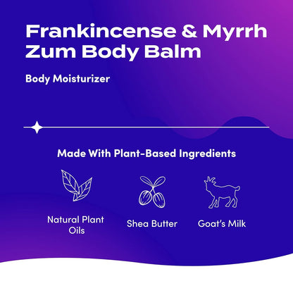 Zum Body Balm Moisturizer – Midlife Skin Renewal Routine, Sea Salt 2.5 oz Balm Paired with Rosemary Oil for Face Acne and Wrinkles