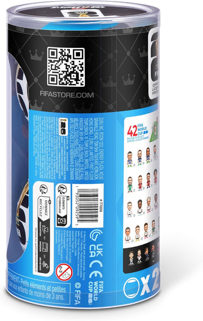 ZURU FIFA World Cup 2026 Ballers Series 1 2 Pack – Officially Licensed Surprise Soccer Toy for Kids Ages 3+ Playroom Birthday Present